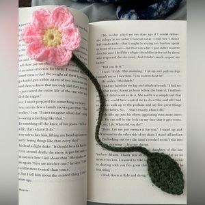 Crochet flower 🌸 bookmark 📕